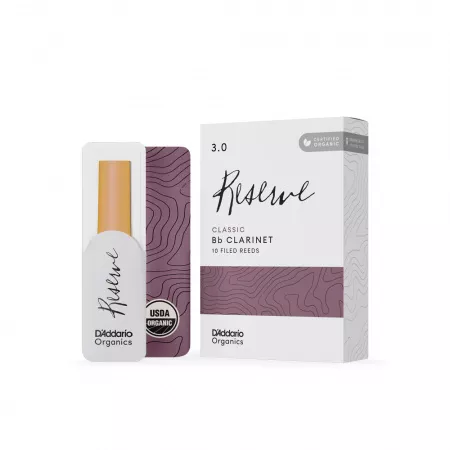 Organic Reserve Classic Трости для кларнета Вb, размер 3.0, 10 шт, Rico, ODCT1030