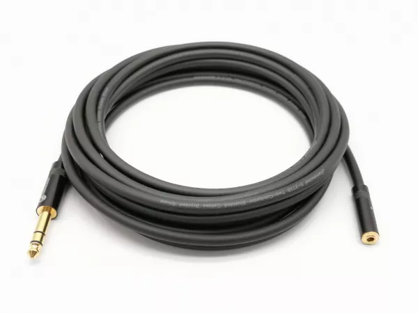 Удлинитель-переходник 6,35-3,5мм female, 5м, ZZcable, E49-6,35-3,5F-0500-0  рис.2 