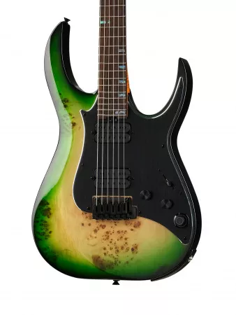 Modern Электрогитара с встроенным процессором, зеленая, GTRS, M810-GNBT