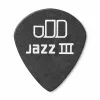 Tortex Pitch Black Jazz III Медиаторы 12шт, толщина 0,73мм, Dunlop, 482P.73