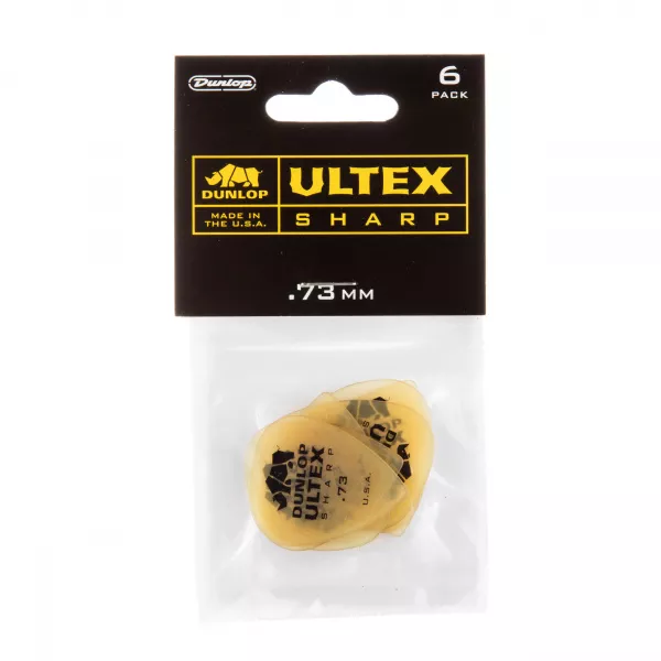 Ultex Sharp Медиаторы 6шт, толщина 0,73мм, Dunlop, 433P.73  рис.2 