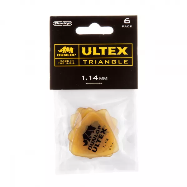 Ultex Triangle Медиаторы 6шт, толщина 1,14мм, треугольные, Dunlop, 426P1.14  рис.2 