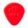 Jazz I Медиаторы, 24шт, круглый кончик, нейлон, красные, Dunlop, 47R1N