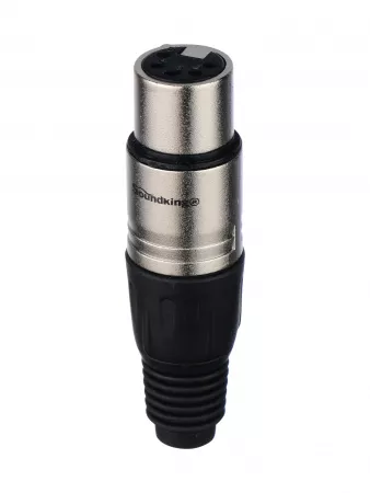 Разъем на кабель XLR female 5Р 5-пиновый, Soundking, CA121