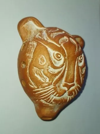Окарина средняя сувенирная Тигр, Мастерская Никифорова, MN-OSS-15