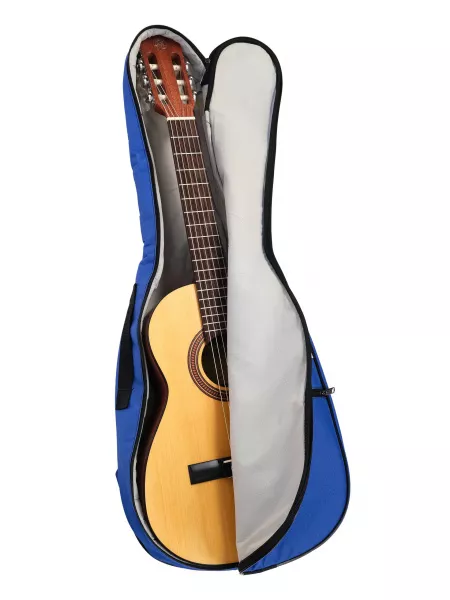 Чехол для классической гитары размером 3/4, синий, MEZZO, MZ-ChGC-3/4blue  рис.2 