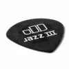 Tortex Pitch Black Jazz III Медиаторы 72шт, толщина 0.60мм, Dunlop, 482R.60