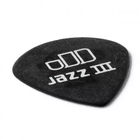 Tortex Pitch Black Jazz III Медиаторы 72шт, толщина 0.60мм, Dunlop, 482R.60