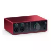 Звуковая карта USB, 24 бит/192 кГц, 4 входа-4 выхода, Focusrite, Scarlett-4i4-4th-gen