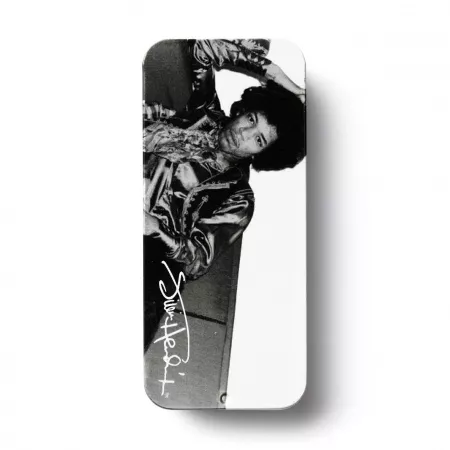 Jimi Hendrix Silver Portrait Медиаторы 12шт, толстые, в коробочке, Dunlop, JH-PT05H