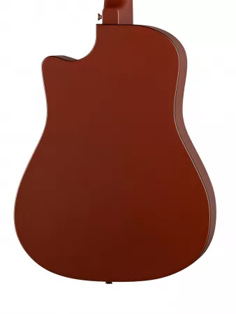 Акустическая гитара, с вырезом, цвет натуральный, Foix, FFG-3860C-NAT
