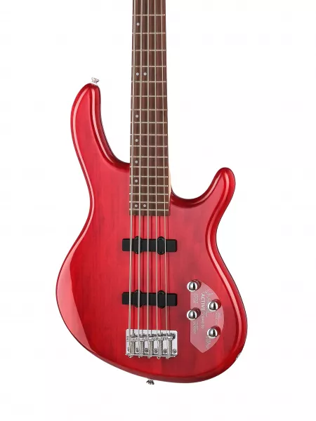 Action Series Бас-гитара 5-струнная, красная, Cort, Action-Bass-V-Plus-TR  рис.2 