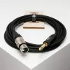 Кабель инструментальный, XLRF-6.35мм моно, 6м, SHNOOR, IC124-XFJM-6m