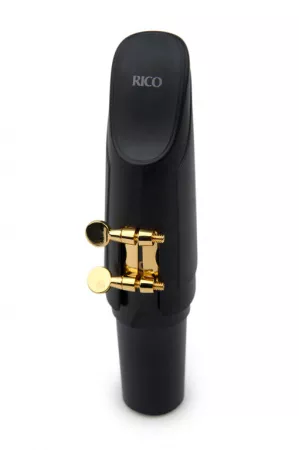 HBS1G H-Ligature Лигатура с колпачком для баритон саксофона, позолоченная, Rico