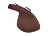 Подбородник для скрипки, модель Strad. Форма крепления - U. Материал - палисандр. WBO, VC09Ru-4/4