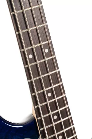 GB Series Бас-гитара, синяя, с чехлом, Cort, GB-Fusion-4-BB-wbag