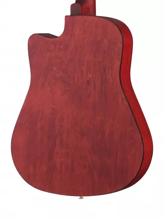 Акустическая гитара, с вырезом, цвет натуральный, Foix, FFG-3810C-NAT