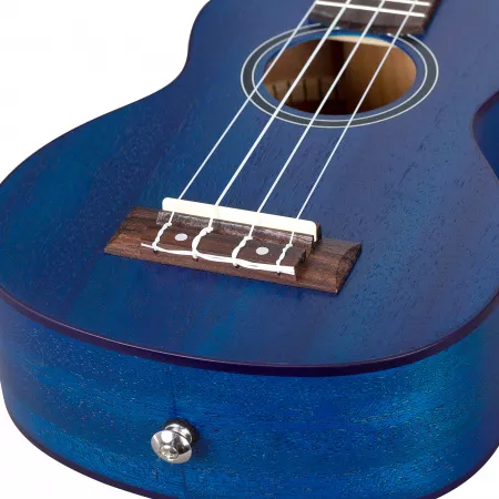 Mahogany Series Укулеле сопрано, с чехлом, синий, Cascha, HH-2266