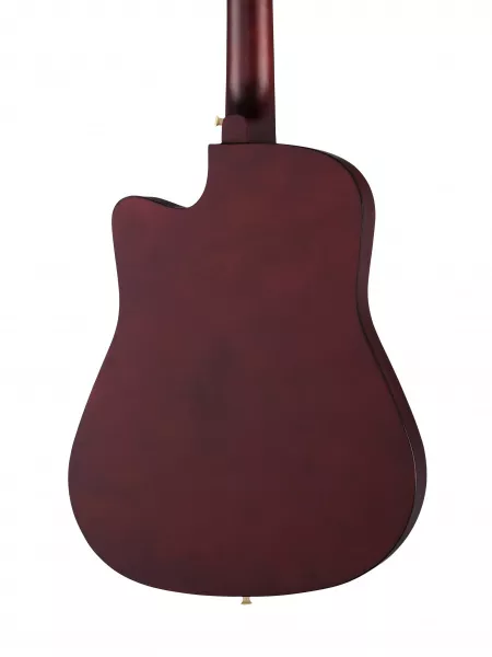 Акустическая гитара, с вырезом, санберст, Foix, FFG-38C-SB-M  рис.2 