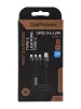 Кабель GP21-3-1-1.2M USB (m)-Type-C/Lightning/Type-C (m) 1.2м черный, GoPower, 00-00028390