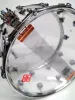 Малый барабан 14x8", акрил с металлическим ободом, прозрачный, Мастерская Бехтеревых, MBAp-m-1408-10