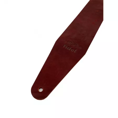 Leather Ремень для гитары, кожаный, оксид красный, Fidel, FL50019L