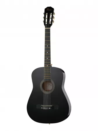 Классическая гитара+Аксессуары, цвет чёрный, Foix, FCG-2038CAP-BK