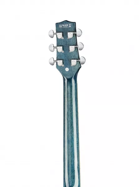 Акустическая гитара, с вырезом, синяя, Magna, MG-07-BL  рис.2 