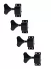Колки для бас-гитары 4п, черные, Paxphil, JB-120C-4R-BK