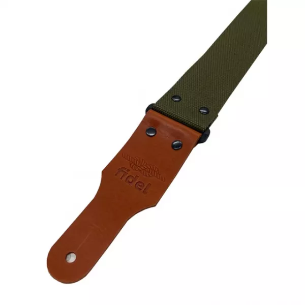 Cotton Ремень для гитары, хлопок, хаки, Fidel, FL00051C  рис.2 