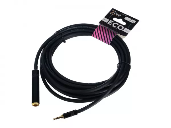 Удлинитель-переходник 3,5-6,35мм female, 5м, ZZcable, E48-3,5-6,35F-0500-0  рис.2 