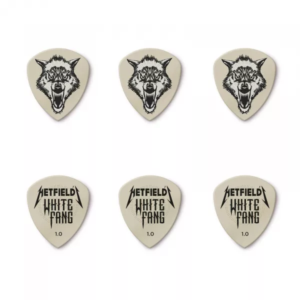 White Fang Медиаторы в коробочке, 6шт, толщина 1,0мм, Dunlop, PH122T1.0  рис.2 