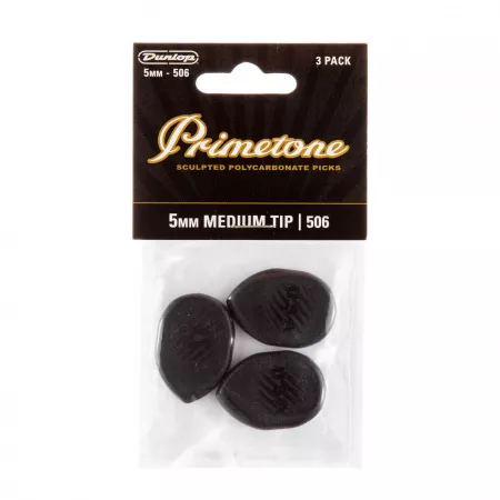Primetone Медиаторы, 3шт, 5мм, средний кончик, Dunlop, 477P506