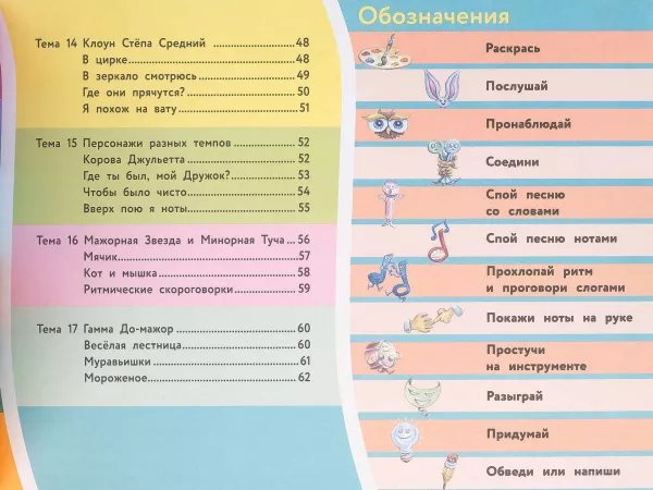 Коваленко Н. Веселая музыкальная грамота. Альбом No1, издательство "Феникс", 9785222335130  рис.2 