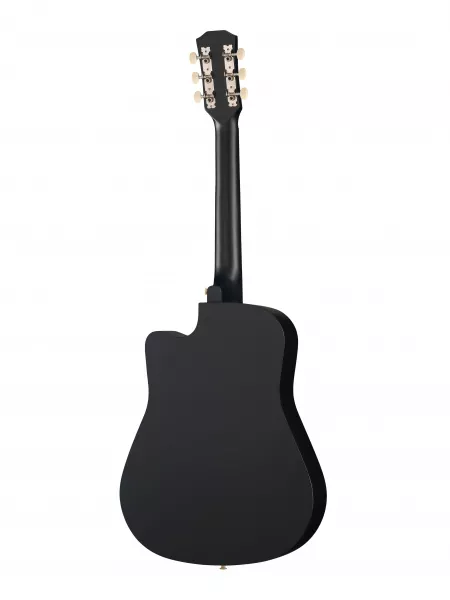 Акустическая гитара, с вырезом, черная, Foix, FFG-3810C-BK  рис.2 