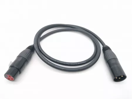 Кабель микрофонный 0.6м, ZZcable, E2-XLR-M-F-0060-0