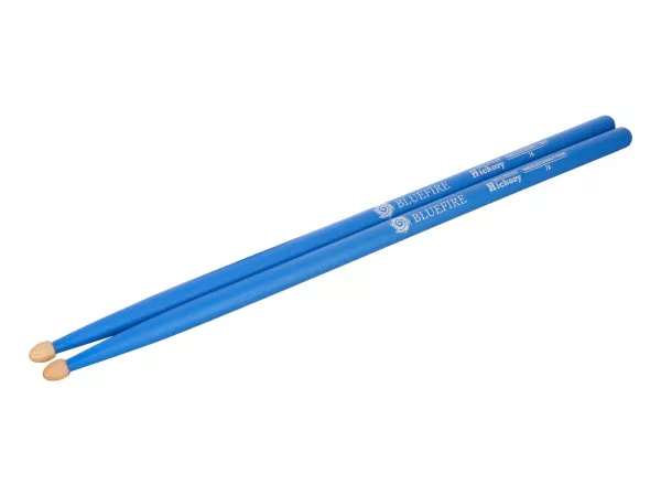 Colored Series Bluefire 7A BLUE Барабанные палочки, орех гикори, синие, HUN, 10104008  рис.2 