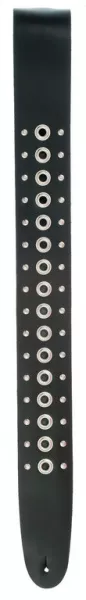 25LGS02 Metal Collection Кожаный ремень для гитары, заклепки «Grommet 1», Planet Waves