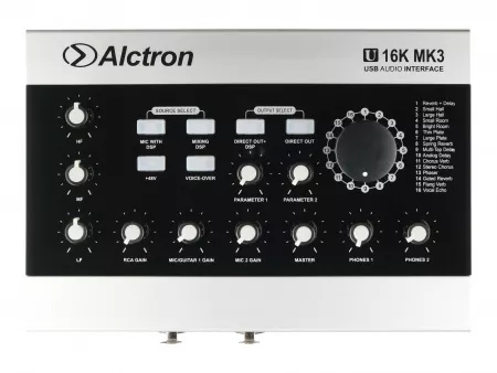 Звуковая карта USB, 24 бит/96 кГц, Alctron, U16K-MK3