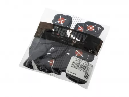 Celltex Heavy Metal Медиаторы 50шт, толщина 1.0мм, Pickboy, GP-31-2/100