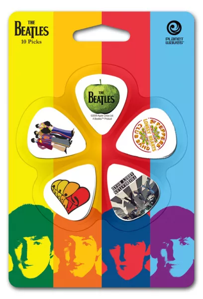 1CWH2-10B3 Beatles Albums Медиаторы, 10шт, тонкие, Planet Waves