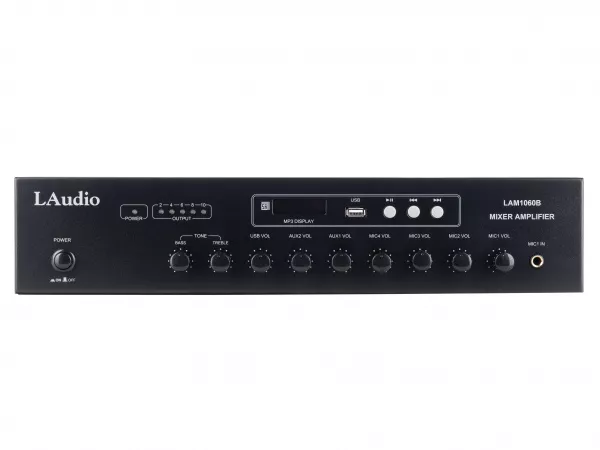 Усилитель мощности трансляционный, 60Вт, LAudio, LAM1060B  рис.2 