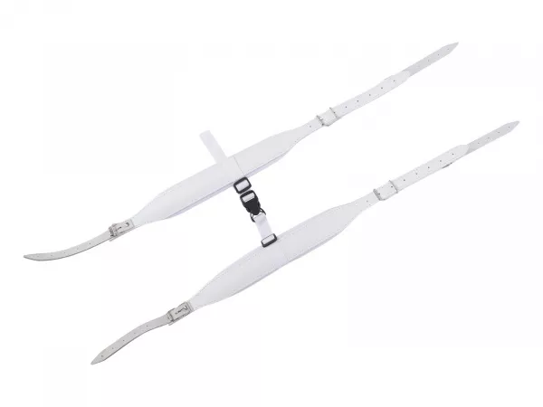 Комплект ремней для баяна/аккордеона, белый, Lutner, LSBc-1W  рис.2 