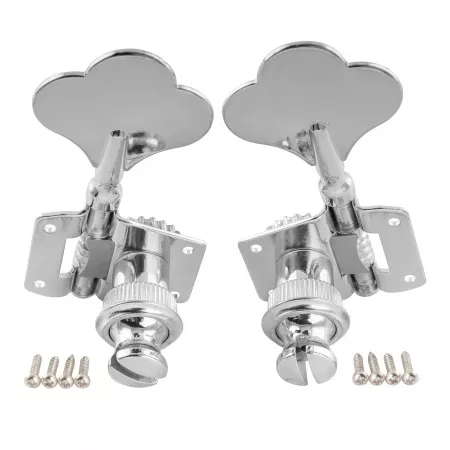 Колки для бас-гитары 2+2, хром, Musiclily, MX1359CR-2MX1360CR-2