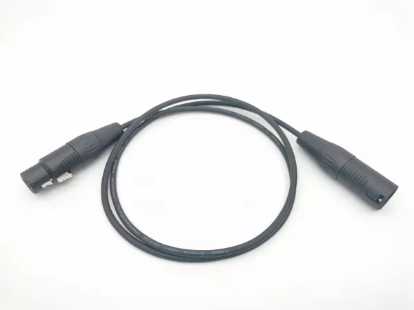 Кабель микрофонный 1м, ZZcable, E14-XLR-M-F-0100-0  рис.2 