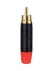 Разъем на кабель RCA "папа", Rean, RF2C-B-2