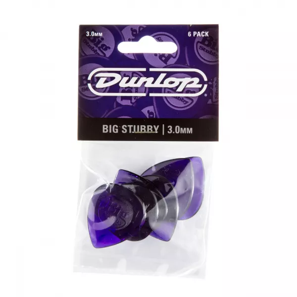 Big Stubby Медиаторы 6шт, толщина 3,0мм, Dunlop, 475P3.0  рис.2 