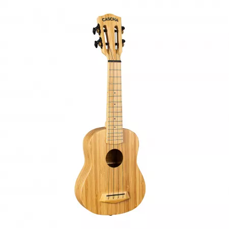Bamboo Series Укулеле сопрано, с чехлом, цвет натуральный, Cascha, HH-2312