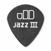 Tortex Pitch Black Jazz III Медиаторы 72шт, толщина 0.50мм, Dunlop, 482R.50