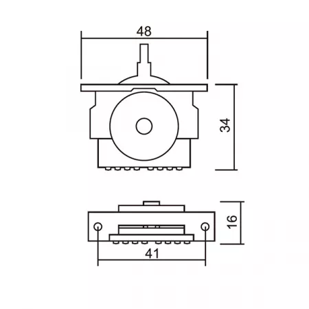 VLX53 Переключатель 5-ти позиционный, Hosco